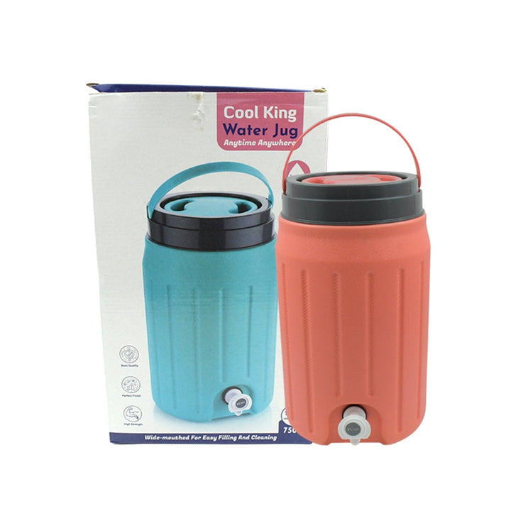 Insulated Water Jug with Tap (7500ml): Leakproof, Travel Cooler Your Brand