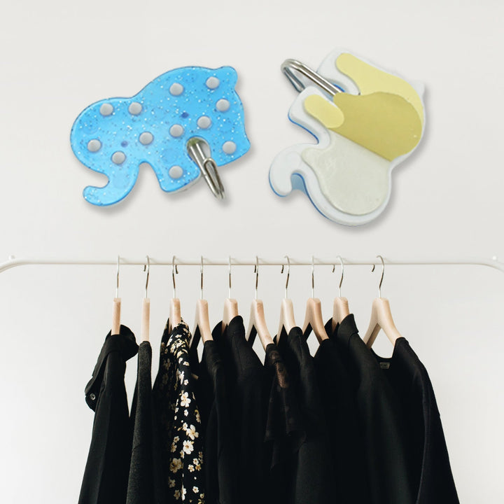 Strong Self-Adhesive Hooks (2 Pc): Heavy Duty, Waterproof, Multipurpose Your Brand