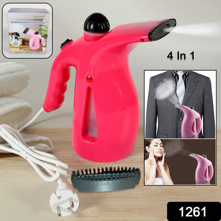 Portable 4 in 1 Handheld Garment Steamer & Facial Steamer Electric Iron Steam Portable Handy Vapor Steamer Your Brand