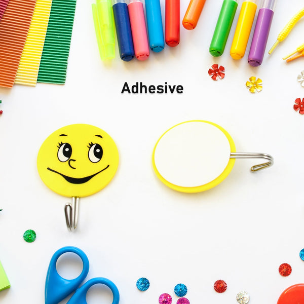 Multipurpose Self-Adhesive Hooks (2 Pc): Heavy Duty, Waterproof, Bathroom, Kitchen Your Brand
