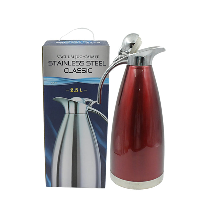 Vacuum Insulated Kettle Jug (Stainless Steel): 2.5L Sizes Your Brand