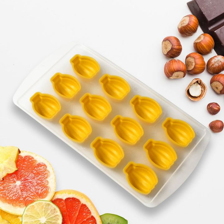 Silicone Mold Ice Cube Tray Creative Sweet Multi Type Ice Tray , Ice Cube Trays Multi Fruit Shape Ice Tray (1 Pc) Your Brand