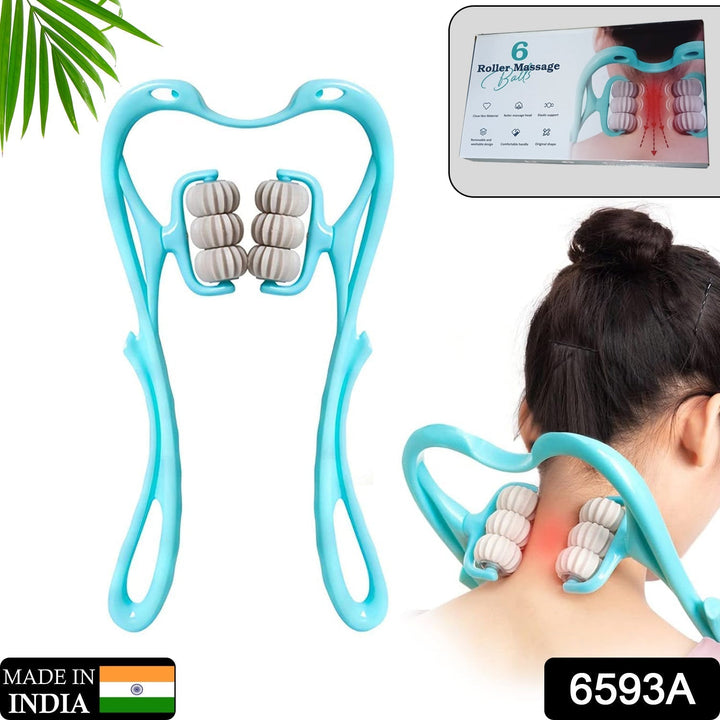 Neck & Shoulder Massager: Portable Relief for Back, Waist & More (1 Pc) Your Brand