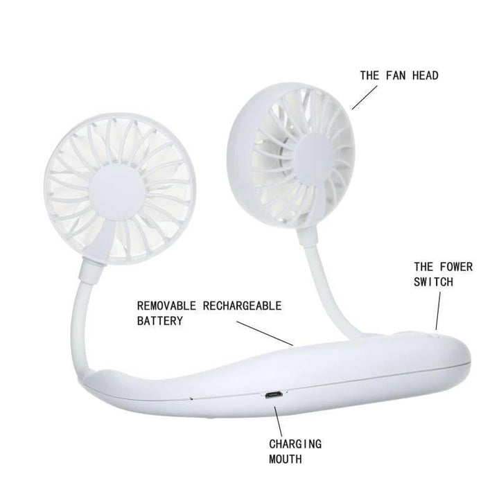 Hands-Free Wearable Neckband Fan Your Brand