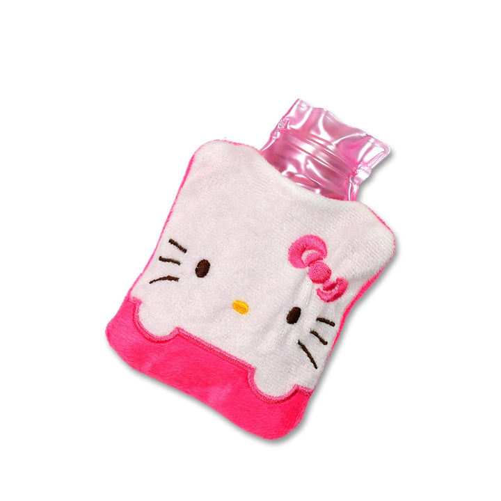 Pink Hello Kitty Small Hot Water Bag with Cover for Pain Relief Your Brand