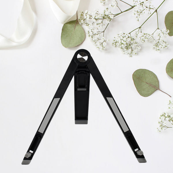 Slim Tablet Mobile Stand Adjustable Foldable Tablet Stand Scaffold (1 Pc) Your Brand