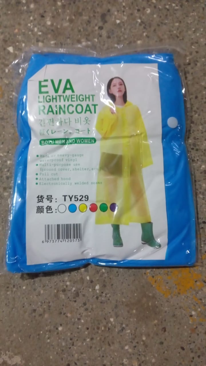 Eva Portable Rain Coat, Waterproof Raincoat (1pc) - TezCart