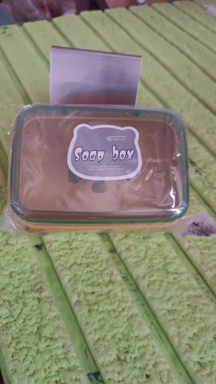Plastic Soap Dish, Portable Plastic Self Draining Soap Holder (1 Pc / Mix Color) - TezCart