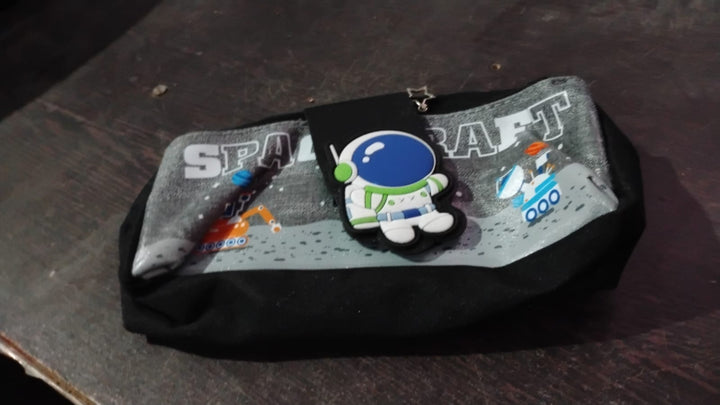 Pencil Pouch With Zipper, Students Pencil Case Large Capacity, Makeup Pouch, Stationery Bag (1 Pc / 2 Compartment) - TezCart