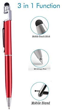 3 in 1 point Function Stylus Pen with Mobile Stand Your Brand