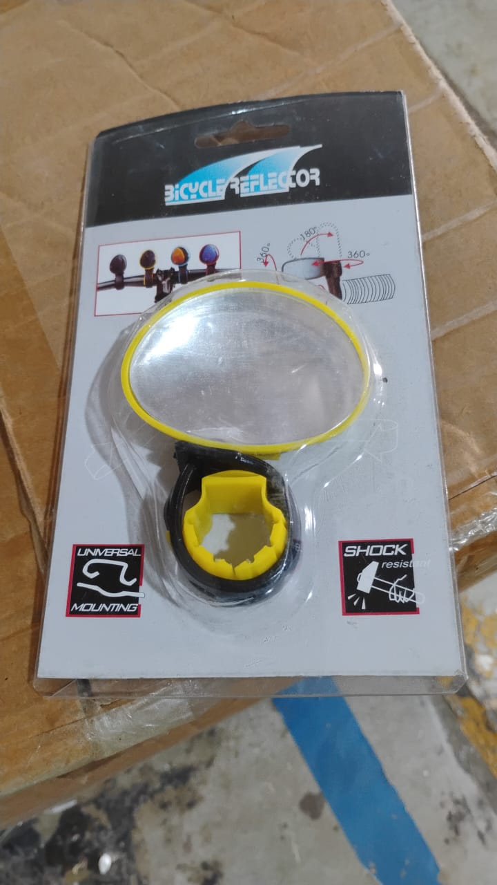 Bicycle 360 rotation Cycling Mirror Handlebar Rearview Mirror (1 Pc) - TezCart