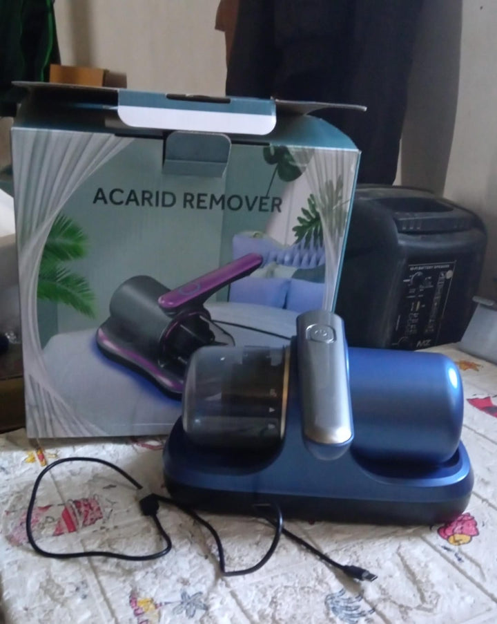Powerful Suction Portable Handheld Vacuum Cleaner - Low Noise Vacuum Cleaner for Bed - Cordless Vacuum Cleaner for Car Seat Crevices Pillows, Mattresses, Sofas Wireless Anti Dust and Mite Cleaner Your Brand