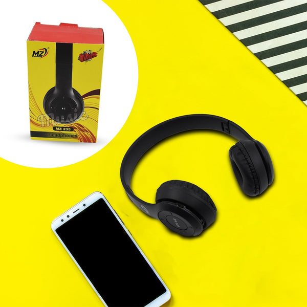 Wireless Headphone Over The Head Bluetooth Headset Foldable Headband Hands-free with Calling Function (1 Pc) Your Brand