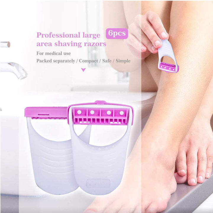 Disposable Body Skin Hair Removal Razor for Women  Pack of 6 Your Brand