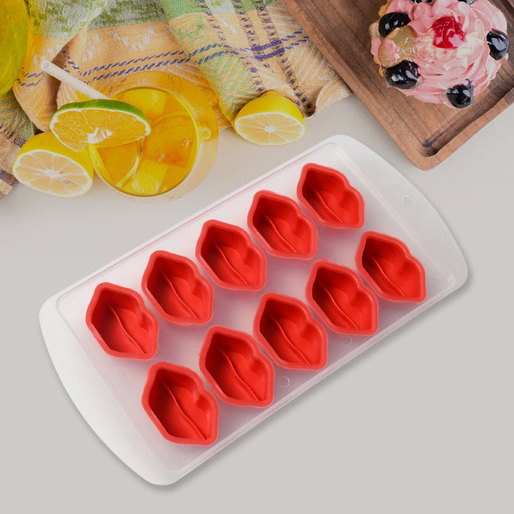 Silicone Mold Ice Cube Tray Creative Sweet Multi Type Ice Tray, Ice Cube Trays Multi Fruit Shape Ice Tray (1 Pc) Your Brand