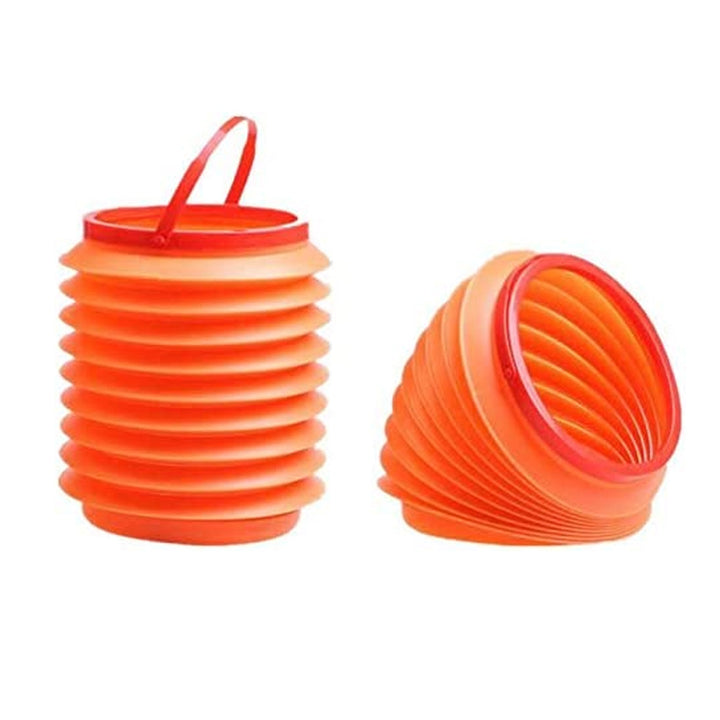 Foldable Storage Bucket , Water Container & Dustbin Multiuse Bucket For Home , Car & Kitchen Use Bucket Your Brand