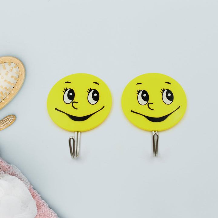 Multipurpose Self-Adhesive Hooks (2 Pc): Heavy Duty, Waterproof, Bathroom, Kitchen Your Brand
