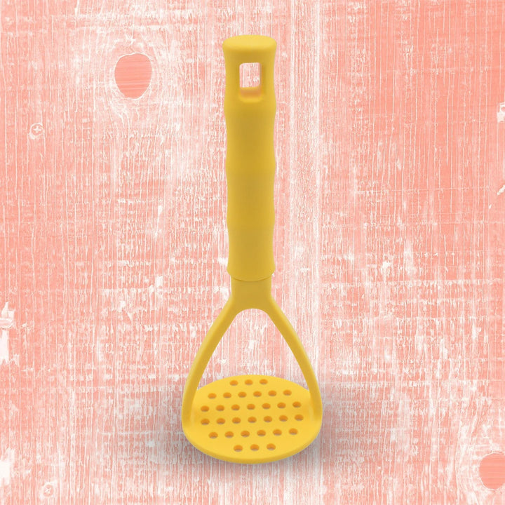 Kitchen Food Masher, Fruit Tool Masher, Professional Masher Kitchen Tool, Kitchen Masher with Comfortable Grip, Heavy Duty Potato masher Perfect for Bean Vegetable Fruits Masher (1 Pc) Your Brand