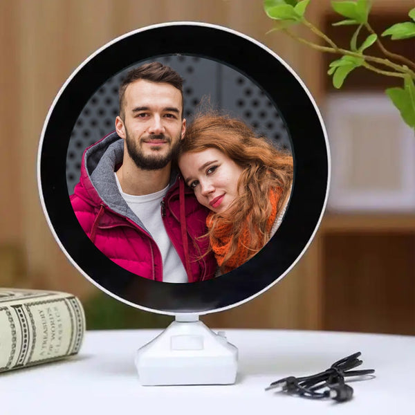 Plastic 2 in 1 Mirror Come Photo Frame with Led Light Your Brand