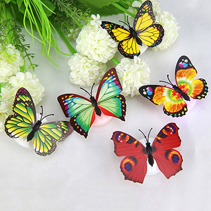 The Butterfly 3D Night Lamp Comes with 3D Illusion Design Suitable for Drawing Room, Lobby. - TezCart