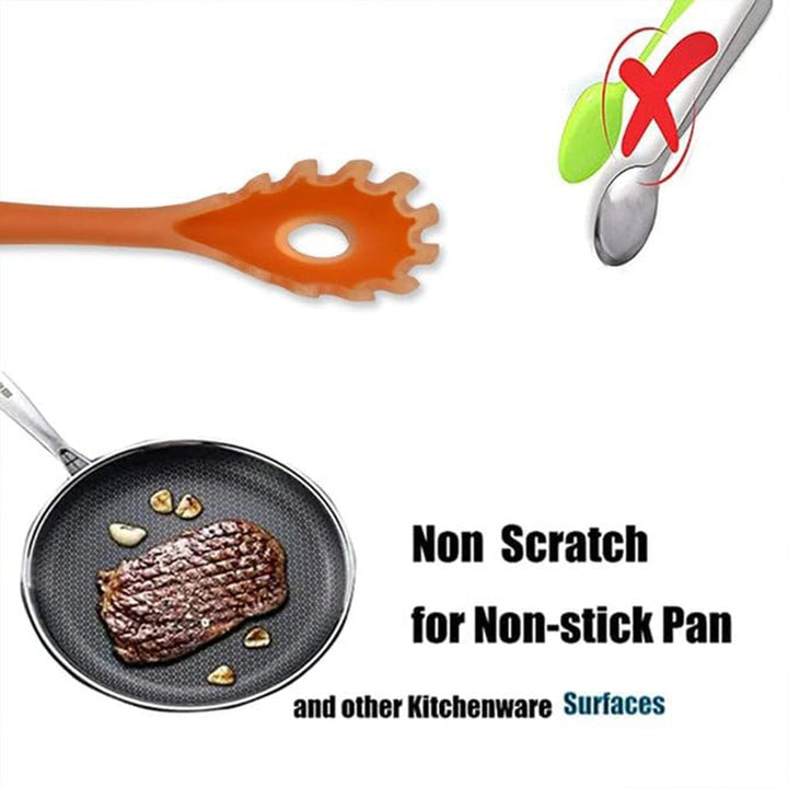 Multipurpose Silicone Spoon, Silicone Basting Spoon Non-Stick Kitchen Utensils Household Gadgets Heat-Resistant Non Stick Spoons Kitchen Cookware Items For Cooking and Baking (6 Pcs Set) Your Brand