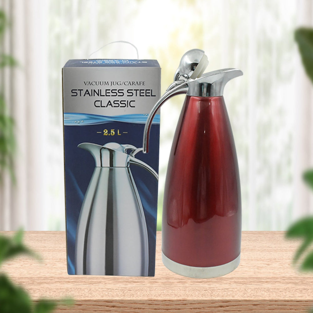 Vacuum Insulated Kettle Jug (Stainless Steel): 2.5L Sizes Your Brand