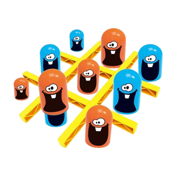 Tic-Tac-Toe Game, Gobble Game, Board Game Indoor (1 Set) - TezCart
