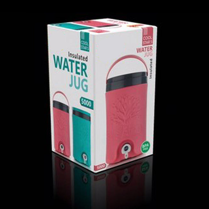 Multicolored 5L Water Rover Jug: Insulated Plastic Jug with Sturdy Handle Your Brand
