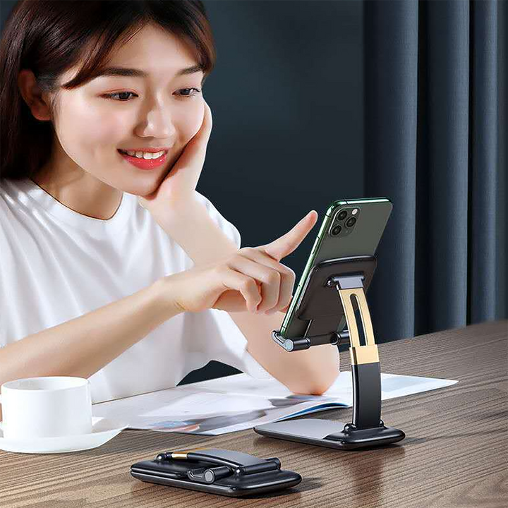 Phone Holder for Table, Foldable Universal Mobile Stand for Desk Your Brand