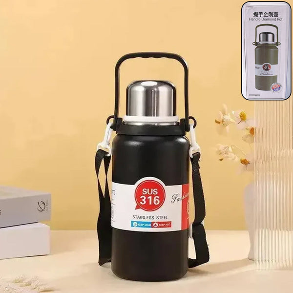 Stainless Steel Airtight Insulated Thermos Bottle (1200Ml Approx) your brand
