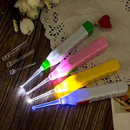 LED Flashlight Earpick with Tweezer - TezCart