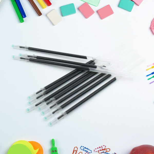 Black Pen Refill All Round Ball Pen Refill Smooth Writing Pen Refill all Pen Suitable (10 Pcs Set) Your Brand