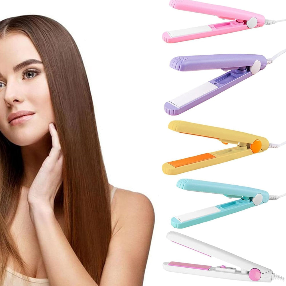 Beauty and Personal Care Professional Ceramic Plate Mini Hair Styler Straightener and Curler Your Brand