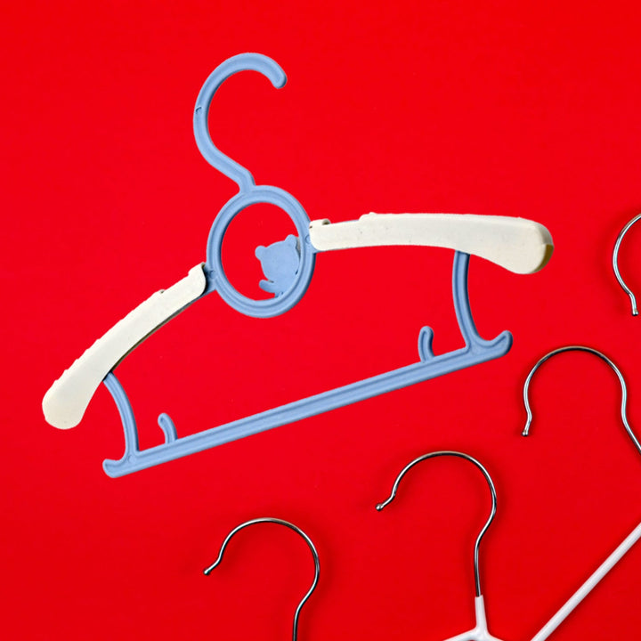 Large Dress Hanger Plastic Adjustable Child, Plastic Hangers Space Saving Lightweight Hangers, for Clothes, Coat, Shirt, Closet Cloth Hangers Ideal (5pc) Your Brand