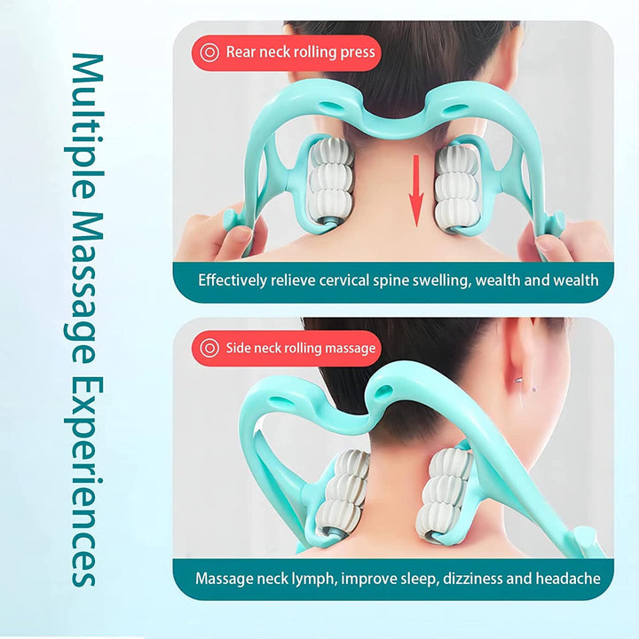 Neck & Shoulder Massager: Portable Relief for Back, Waist & More (1 Pc) Your Brand