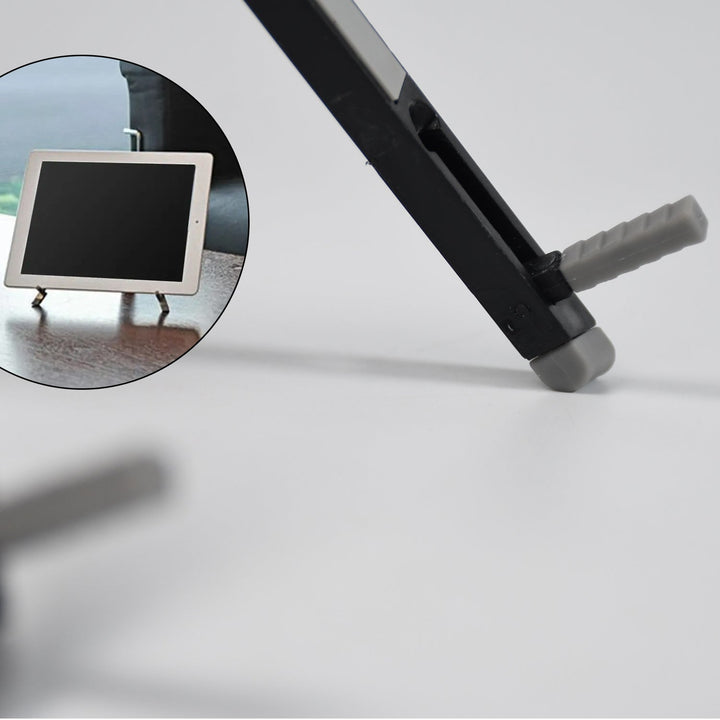 Slim Tablet Mobile Stand Adjustable Foldable Tablet Stand Scaffold (1 Pc) Your Brand