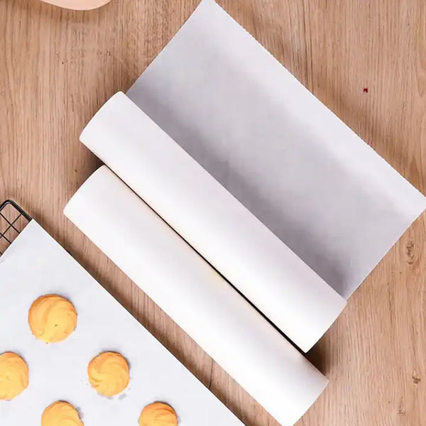 Non-Stick Parchment Paper: Easy Cleanup for Baking, Grilling & More (Microwave & Oven Safe / 5 MTR) Your Brand