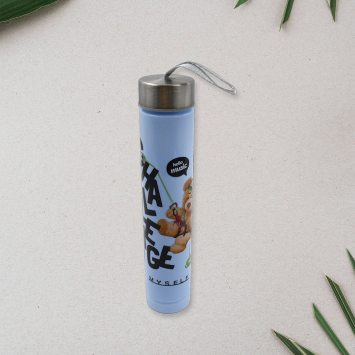 Plastic Water Bottle 3pc Set,3  Different Size Bottle High Quality Water Bottle Plastic Water Bottle BPA-Free & Leak-Proof!  Cartoon Printed Design for Kids' School, For Fridge, Office, Sports, School, Gym, Yoga (3 Pc Set) Your Brand