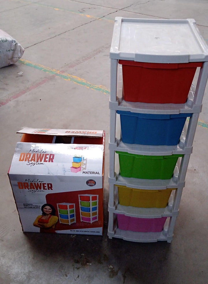Multipurpose Modular Drawer Organizer Storage Box - 5 Layers Your Brand