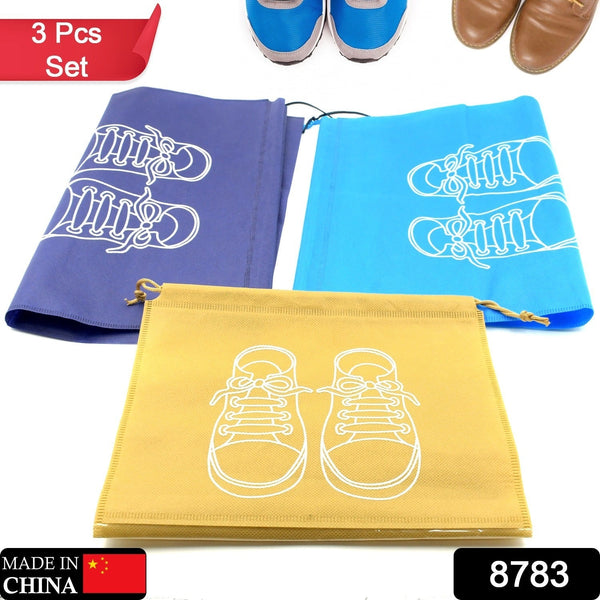 BEACH BAG SHOES STORAGE BAG CLOSET ORGANIZER NON-WOVEN TRAVEL PORTABLE BAG WATERPROOF POCKET CLOTHING CLASSIFIED HANGING BAG SHOE BAG LUGGAGE TRAVEL PORTABLE SHOE POUCH NON WOVEN TRANSPARENT WINDOW (3 PC ) Your Brand