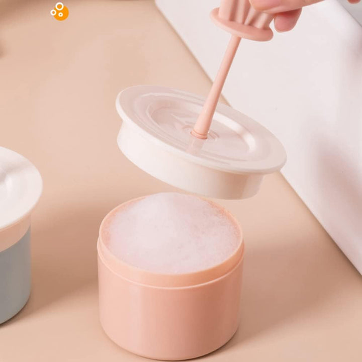 1 Pcs Facial Cleanser Foam Cup, Rich Foam Maker for Foam Facial Foam Maker Cup Cute Portable Facial Cleanser Foam Cup Skincare Tool for Face Wash. - TezCart