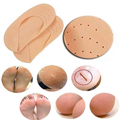 Anti Crack silicone Gel Foot Protector Moisturizing Socks - TezCart