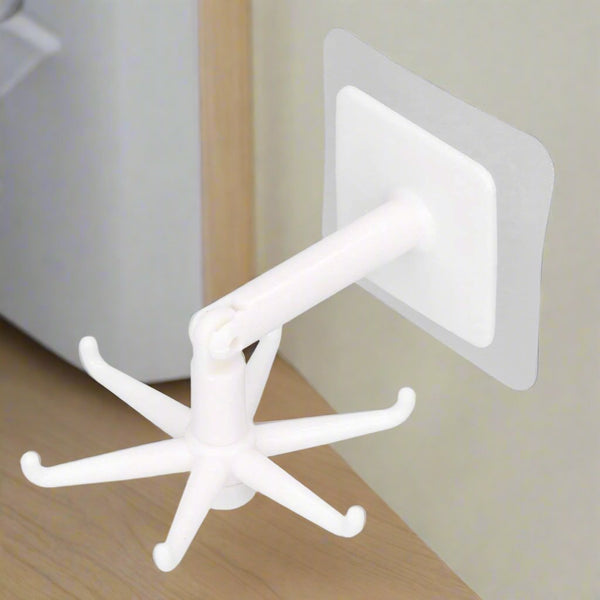 360° Rotating Folding Hook Self-Adhesive Waterproof Wall Mounted Hook Your Brand