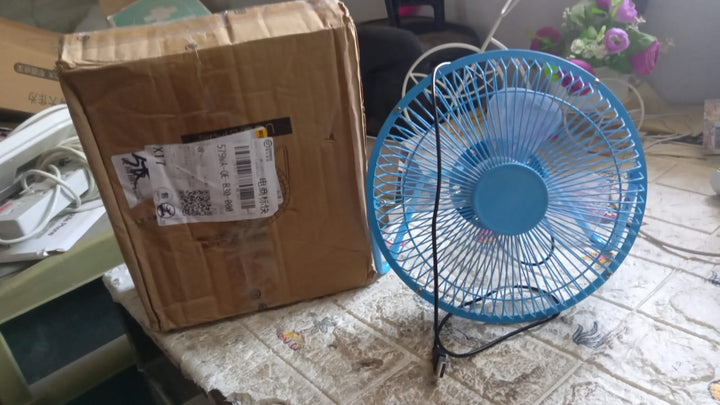 Big USB Table Desk Personal Metal Electronic Fan, Compatible with Computers, Laptops, Student Dormitory, Suitable For Office, School Use (1 Pc) Your Brand