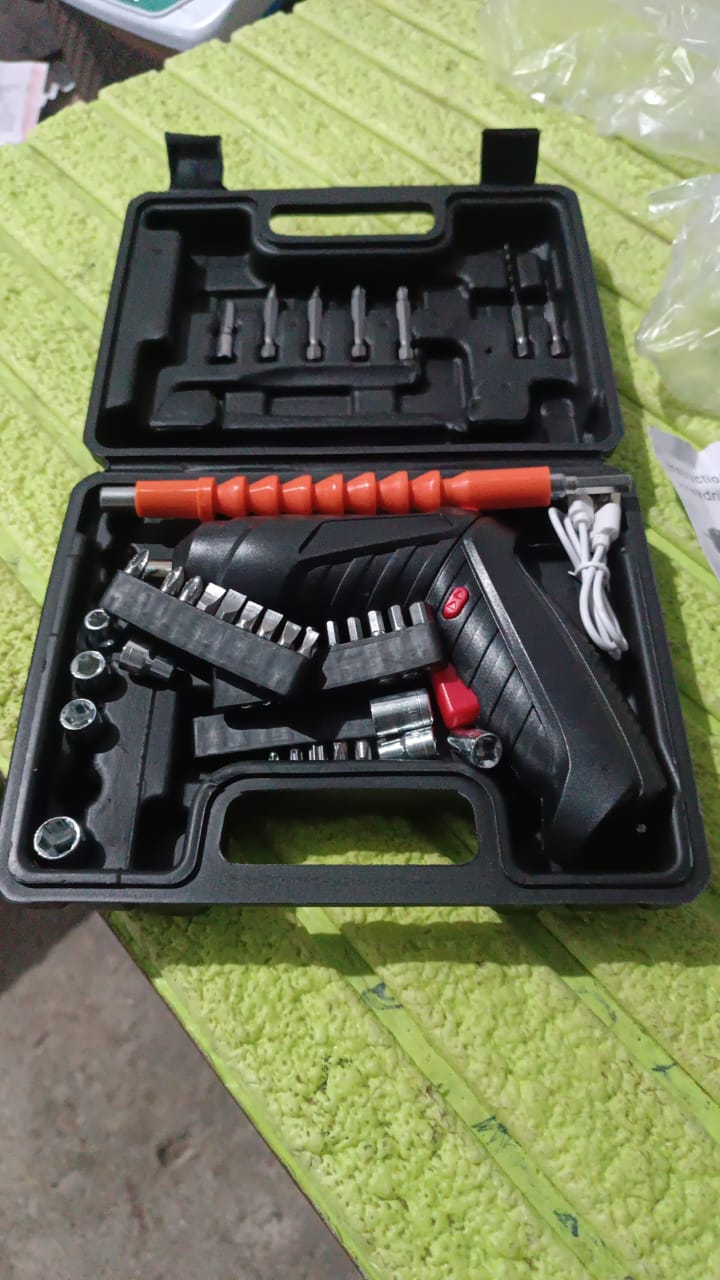 Small Screwdriver with LED Light, Screwdrivers Bit Set (48 Pcs Set) - TezCart