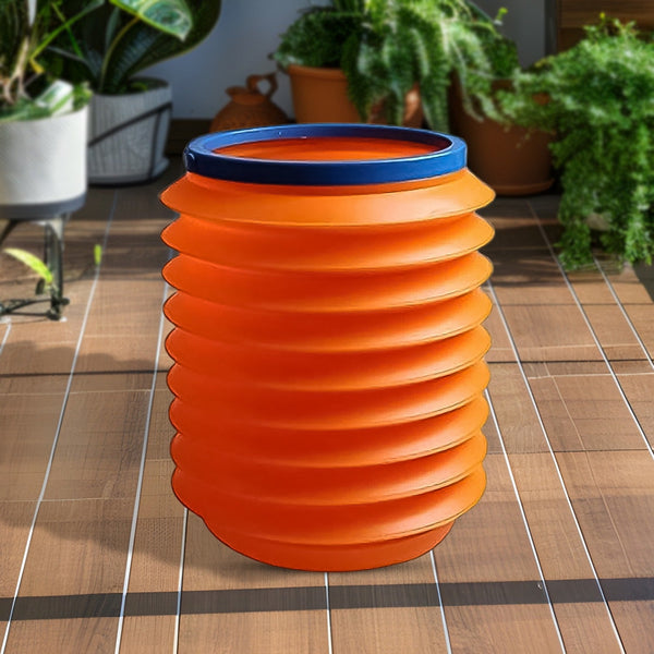 Foldable Storage Bucket, Water Container & Dustbin Multiuse bucket ( red ) - TezCart