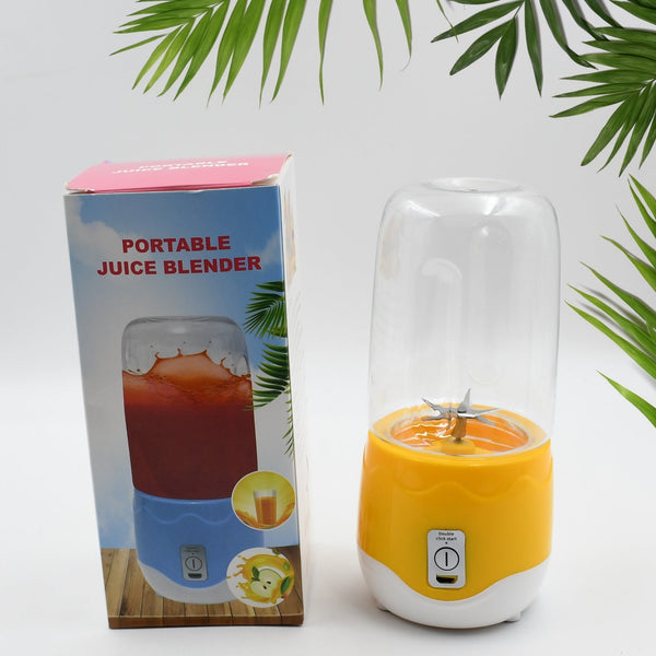 Portable Electric USB Juice Maker 6 blade Blender Grinder Mixer Personal Size, USB Rechargeable Mini Juicer for Smoothies and Shakes with Juicer Cup - 400ml Your Brand