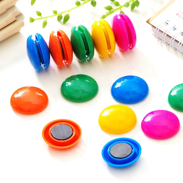 Magnet Button Durable Magnetic Button Children Experiment Magnet Set || Magnet Toy Sets Round Shaped Magnet Set ( Set of 10 ) Your Brand