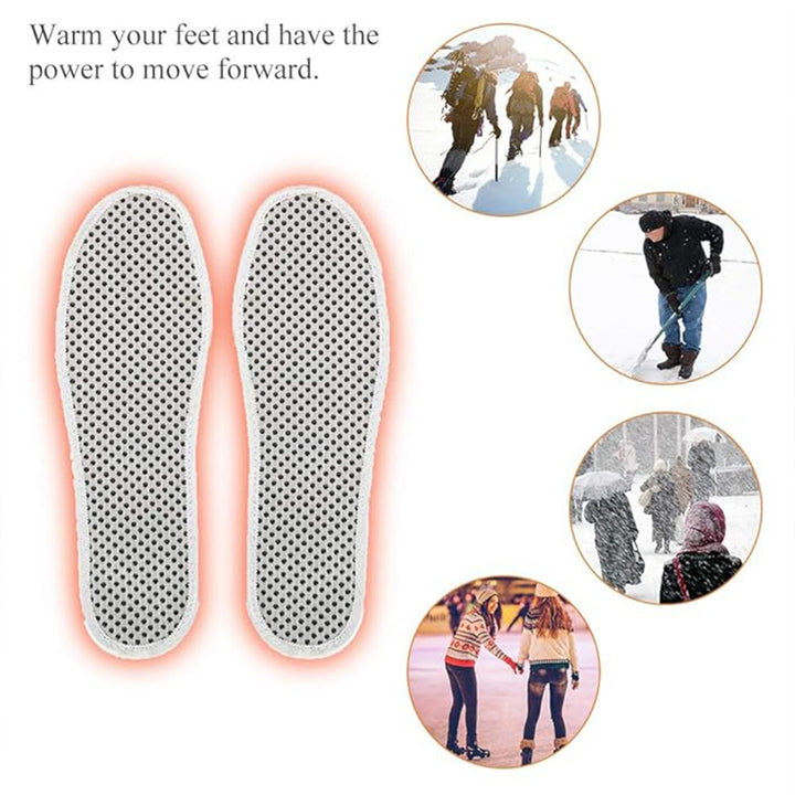 Massage Magnetic Self Heating Insole Shoe, Heating Insole for Women Men - Unisex Warm Insole - Thermal Insoles - Tourmaline Self Heating Shoe Inserts - Warm Shoe Pad (1 Pair) Your Brand