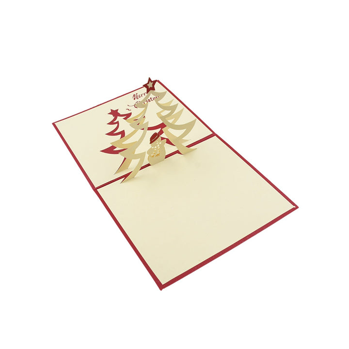 Unique 3D Pop-Up Wishing Card (Christmas): 1 Pc Your Brand
